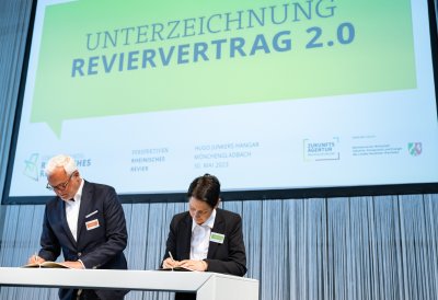 Eine gute Zukunft für das Rheinische Revier – Land und Region unterzeichnen Reviervertrag 2.0