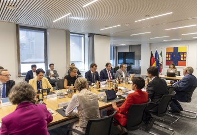 Kabinettsitzung in der Vertretung des Landes Nordrhein-Westfalen bei der Europäischen Union