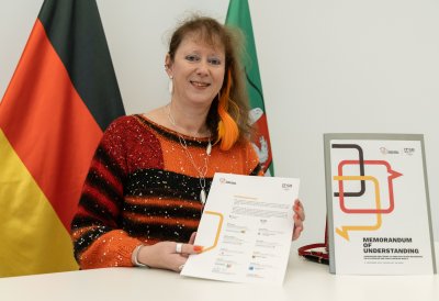 Deutschlands Sportland Nummer 1, Nordrhein-Westfalen, unterzeichnet das Memorandum of Understanding des Deutschen Olympischen Sportbundes 