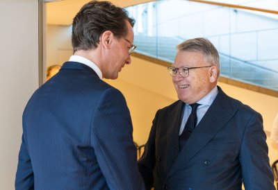 Einigkeit bei Ministerpräsident Wüst und EU-Kommissar Schmit: Unternehmen brauchen mehr denn je Planungssicherheit