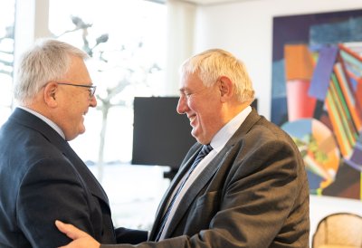 Einigkeit bei Ministerpräsident Wüst und EU-Kommissar Schmit: Unternehmen brauchen mehr denn je Planungssicherheit