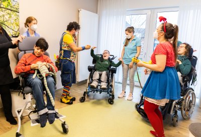 Ministerpräsident Hendrik Wüst besucht das Kinderhospiz Regenbogenland, Düsseldorf