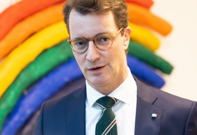 Ministerpräsident Hendrik Wüst besucht das Kinderhospiz Regenbogenland, Düsseldorf