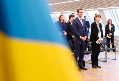 Ministerpräsident Hendrik Wüst und Kölns Oberbürgermeisterin Henriette Reker werden mit Orden der Ukrainisch-Orthodoxen Kirche ausgezeichnet