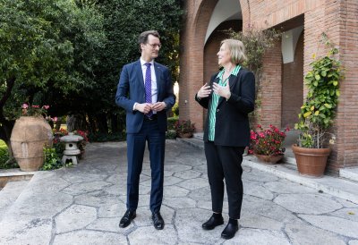 Ministerpräsident Hendrik Wüst reist nach Rom