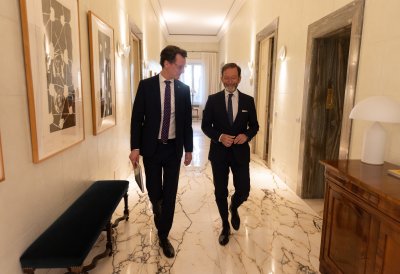 Ministerpräsident Hendrik Wüst reist nach Rom