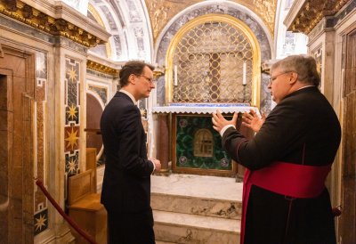 Ministerpräsident Hendrik Wüst reist nach Rom