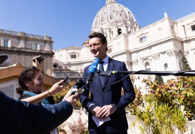 Ministerpräsident Hendrik Wüst reist nach Rom
