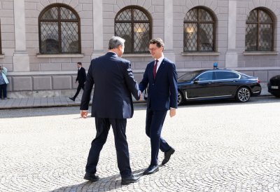 Gemeinsame Kabinettsitzung der Länder Nordrhein-Westfalen und Bayern in München