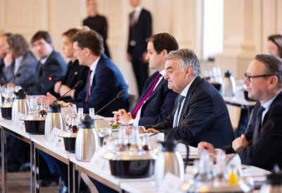 Gemeinsame Kabinettsitzung der Länder Nordrhein-Westfalen und Bayern in München