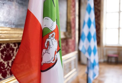 Gemeinsame Kabinettsitzung der Länder Nordrhein-Westfalen und Bayern in München