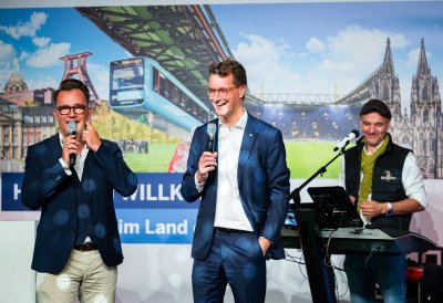 NRW-Landesmeile auf dem Tag der Deutschen Einheit in Hamburg