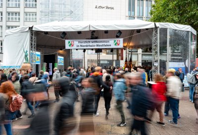 NRW-Landesmeile auf dem Tag der Deutschen Einheit in Hamburg