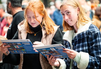 NRW-Landesmeile auf dem Tag der Deutschen Einheit in Hamburg