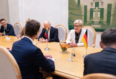 Politisches Gespräch mit der Premierministerin der Republik Litauen, Frau Ingrida Šimonytė