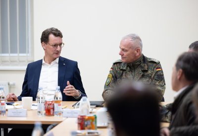 Besuch des deutschen Bundeswehr-Kontingents in Rukla