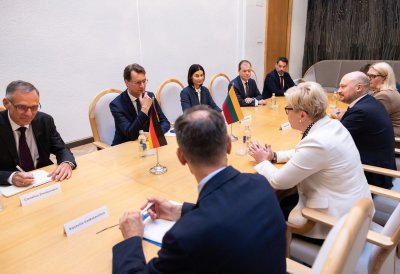 Politisches Gespräch mit der Premierministerin der Republik Litauen, Frau Ingrida Šimonytė