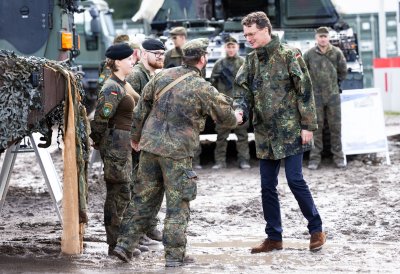 Besuch des deutschen Bundeswehr-Kontingents in Rukla