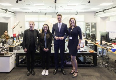 Ministerpräsident Wüst besucht die Stanford University im Süden von San Francisco