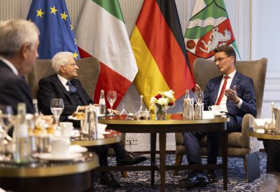 Staatsbesuch des Präsidenten der Italienischen Republik S.E. Sergio Mattarella in Nordrhein-Westfalen
