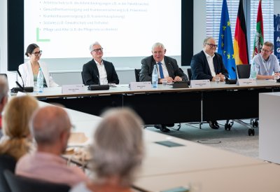 Impressionen aus dem Düsseldorfer Regierungsviertel