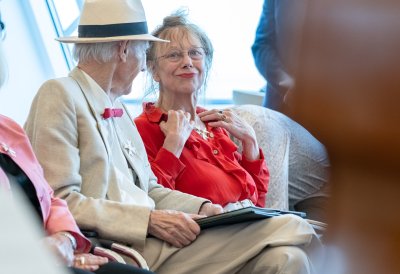 Preisträger Wicze Braun und Wolfgang Brudes aus Leichlingen 