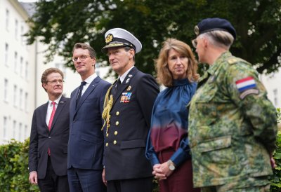 Besuch des 1. Deutsch-Niederländischen Corps in Münster