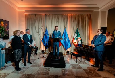 Gemeinsamer Empfang anlässlich des Tags der deutschen Einheit mit der Ständigen Vertretung Deutschlands bei der NATO