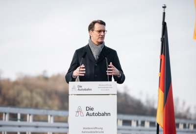 Vorzeitige Wiedereröffnung der A45-Talbrücke Rahmede setzt bundesweites Signal