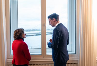 Ministerpräsident Wüst empfängt die Botschafterin von Kanada in Deutschland zum Antrittsbesuch