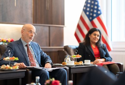 Amtsantritt von Alan Meltzer Charge d´Affaires (USA)