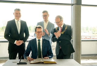 Ministerpräsident Wüst eröffnet Landesgartenschau Neuss
