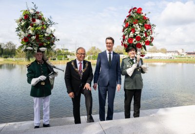 Ministerpräsident Wüst eröffnet Landesgartenschau Neuss