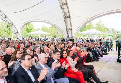 Ministerpräsident Wüst eröffnet Landesgartenschau Neuss