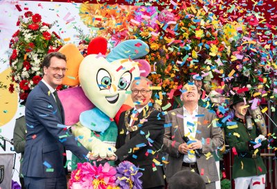 Ministerpräsident Wüst eröffnet Landesgartenschau Neuss