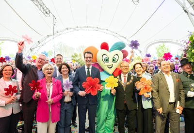 Ministerpräsident Wüst eröffnet Landesgartenschau Neuss
