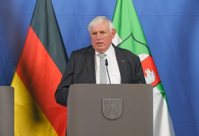 Minister Laumann während seiner Rede