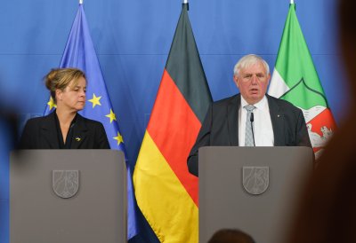 Minister Laumann während seiner Rede