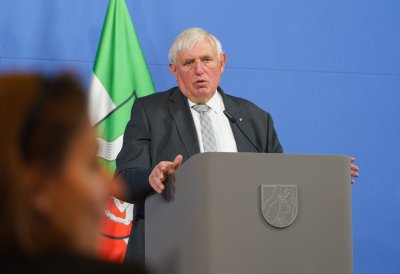 Minister Laumann während seiner Rede