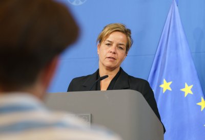 Ministerin Neubaur während ihrer Rede