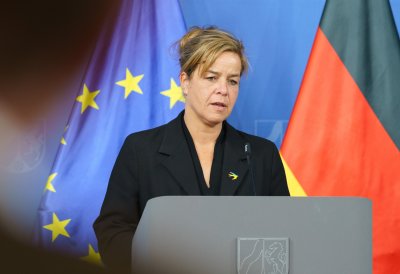 Ministerin Neubaur während ihrer Rede