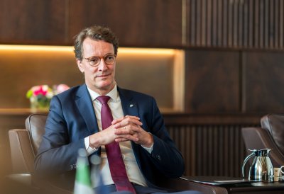 Ministerpräsident Wüst empfängt den Premierminister der Republik Kosovo Albin Kurti