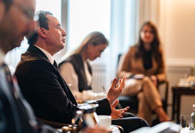 Ministerpräsident Wüst empfängt den Premierminister der Republik Kosovo Albin Kurti