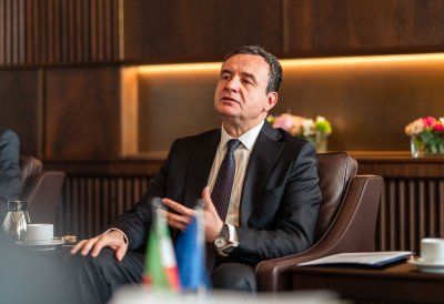 Ministerpräsident Wüst empfängt den Premierminister der Republik Kosovo Albin Kurti