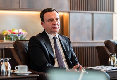 Ministerpräsident Wüst empfängt den Premierminister der Republik Kosovo Albin Kurti