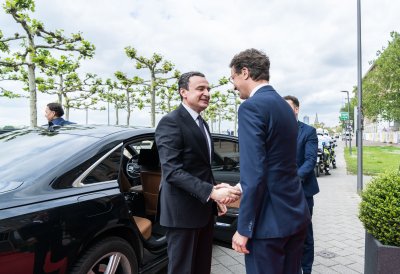 Ministerpräsident Wüst empfängt den Premierminister der Republik Kosovo Albin Kurti