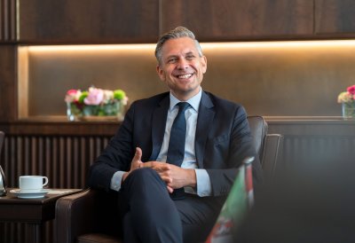 Ministerpräsident Wüst empfängt österreichischen Bundesminister Wolfgang Hattmannsdorfer