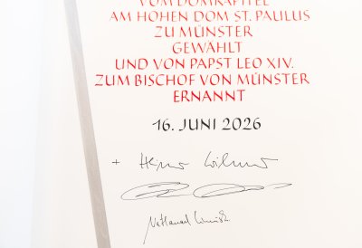 Dr. Heiner Wilmer legt Treueid als künftiger Bischof von Münster ab