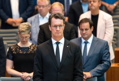 Fünf Jahre nach der Hochwasserkatastrophe: Gemeinsames Gedenken von Landtag und Landesregierung im Beisein von Bundespräsident Steinmeier