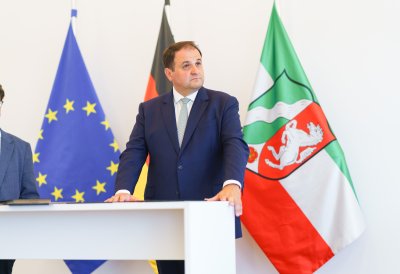 Pressekonferenzsituation
